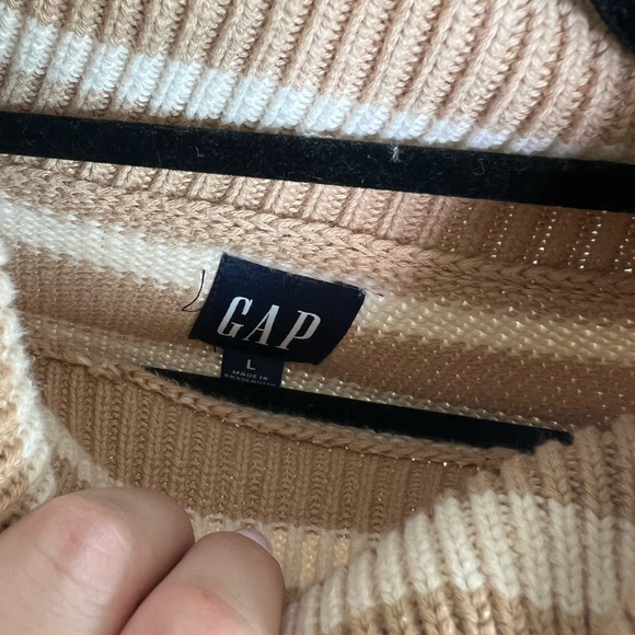 Gap stripe turtle neck sweater - Picture 2 of 2